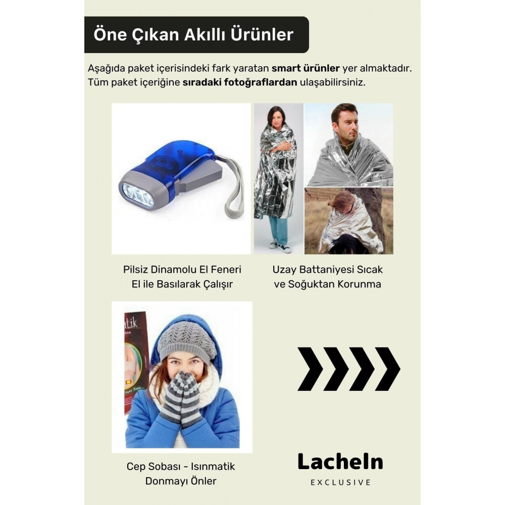 Orijinal Midi Paket Tam Kapsamlı Hazır Deprem Çantası Afet Için Ilk Yardım Acil Durum Yaşam Seti