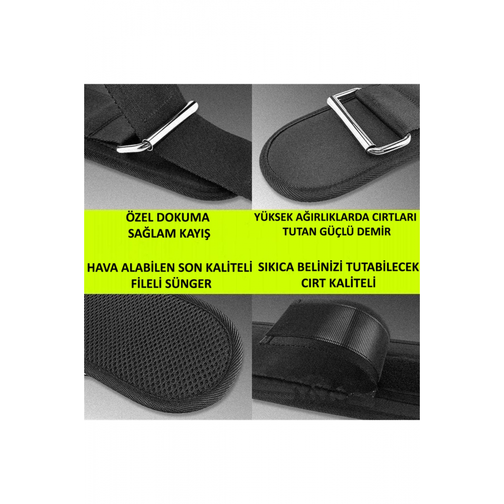 Ağırlık Kemeri Kas Geliştirme Kemeri Fitness Kemeri Ağırlık Kaldırma Kemeri Bel Destek Kemeri