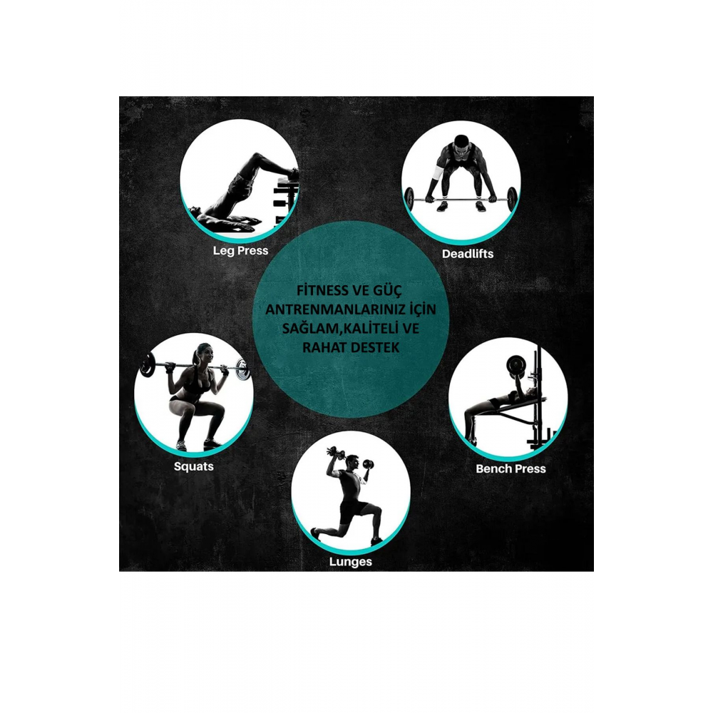 Ağırlık Kemeri Kas Geliştirme Kemeri Fitness Kemeri Ağırlık Kaldırma Kemeri Bel Destek Kemeri