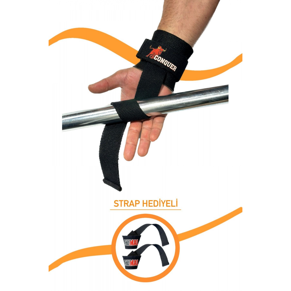 Grip Pro Lifting Strap-bileklikli Straps & Anahtarlık