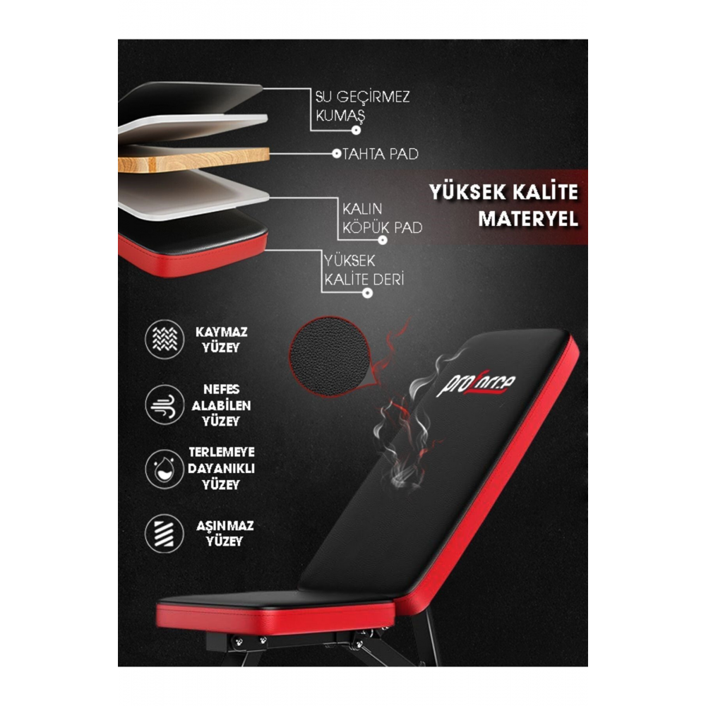 Versal - Ayarlanabilir Bench Sehpa - Katlanabilir Bench Sehpası