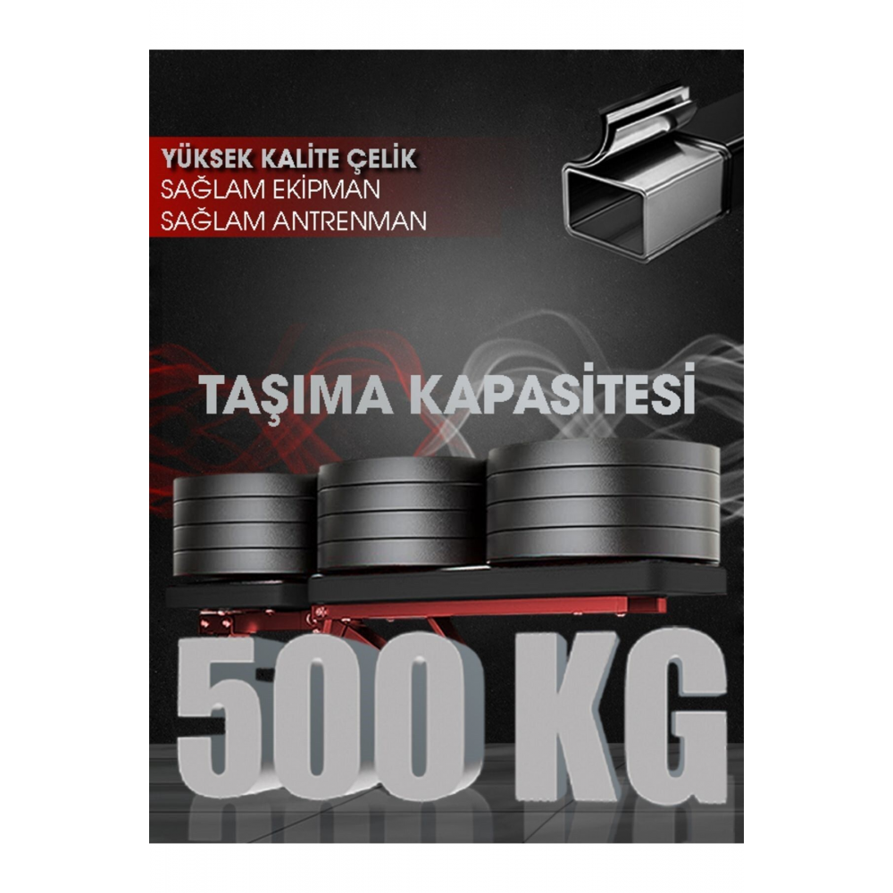 Versal - Ayarlanabilir Bench Sehpa - Katlanabilir Bench Sehpası