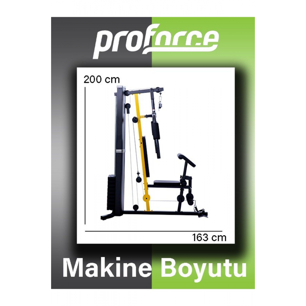Emh07- Tek Kişilik Çok Fonksiyonlu Ayarlanabilir Ağırlık Çalışma İstasyonu