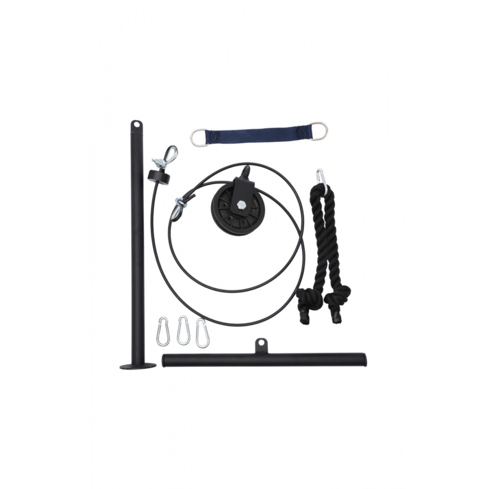 Makara Fitness Seti Lat Pulldown Triceps Biceps Sırt Çekiş Çalışma Istasyonu