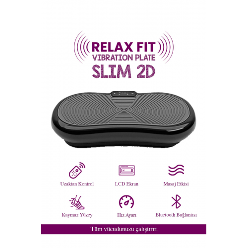 Slim 2d Vibration Plate Titreşimli Spor Egzersiz Fitness Aleti Cihazı