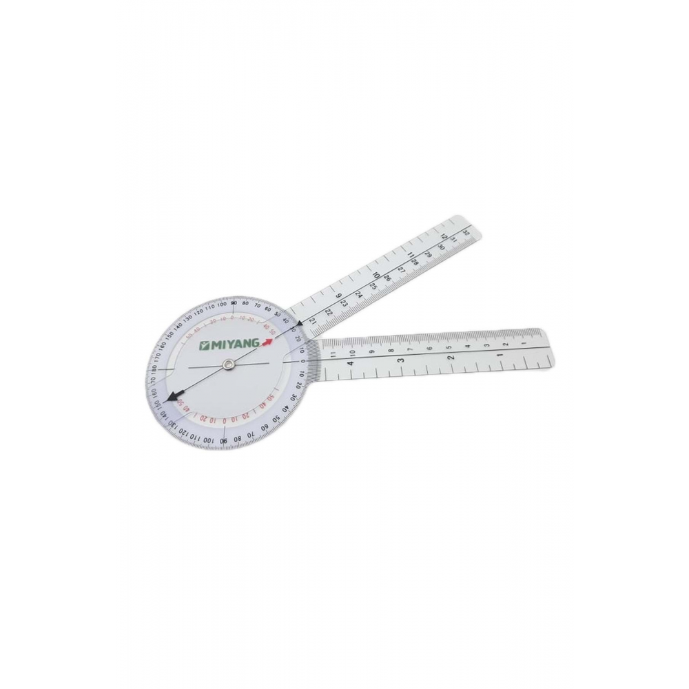 Gonyometre 20 Cm, 360 Derece Plastik Eha Ölçer