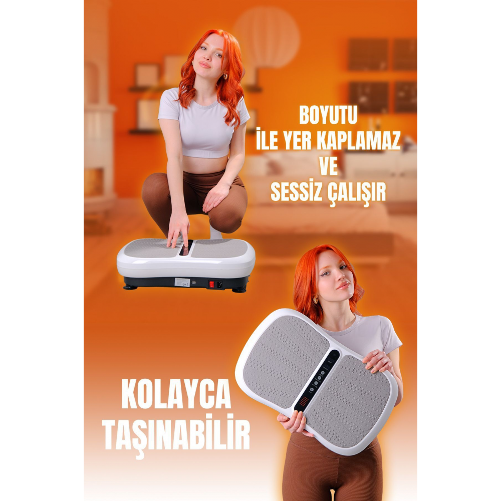 2d Yüksek Titreşimli Zayıflama Sıkılaşma Cihazı Vibration Plate 180 Kademe Hız