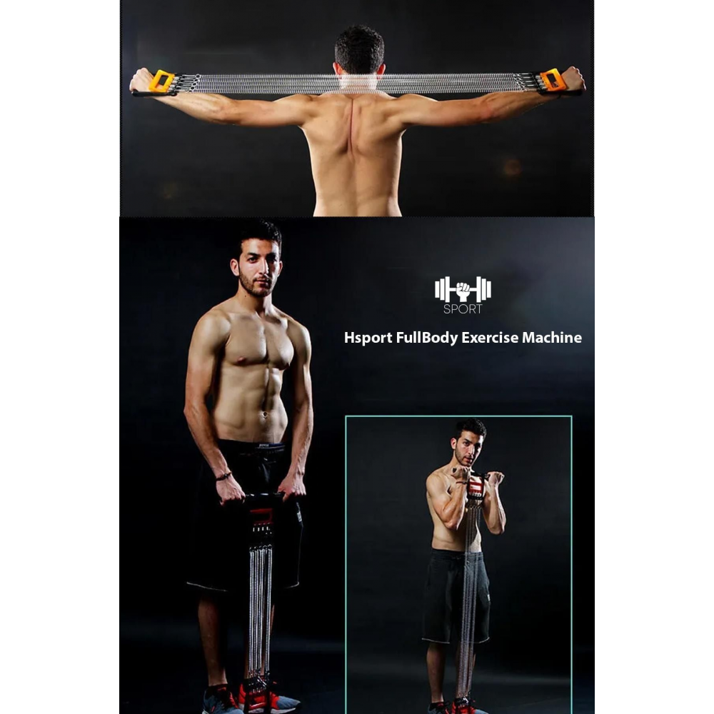 Premium Tüm Vucut Egzersiz Aleti El Bilek Yayı,karın Mekik Aleti,göğüs Sırt Kol Omuz Spor Aleti