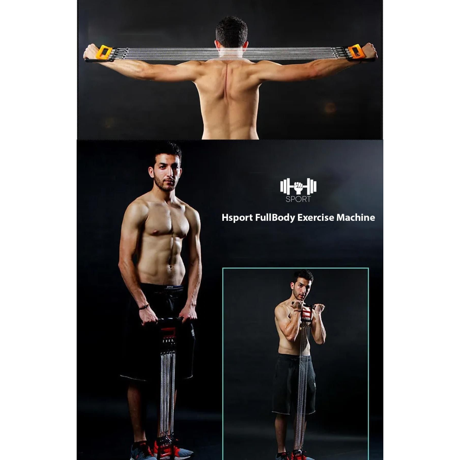 Premium Tüm Vucut Egzersiz Aleti El Bilek Yayı,karın Mekik Aleti,göğüs Sırt Kol Omuz Spor Aleti