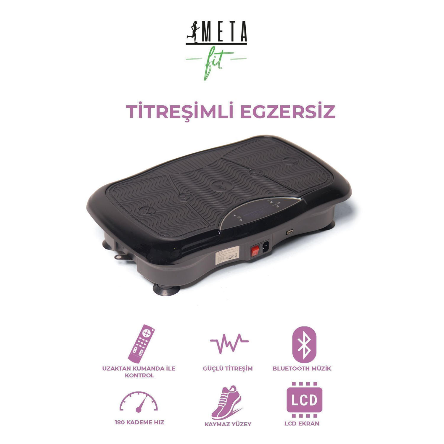 Titreşimli Egzersiz Spor Masaj Sıkılaşma Aleti Zayıflama Selülit Osilasyon Cihazı Vibration Plate