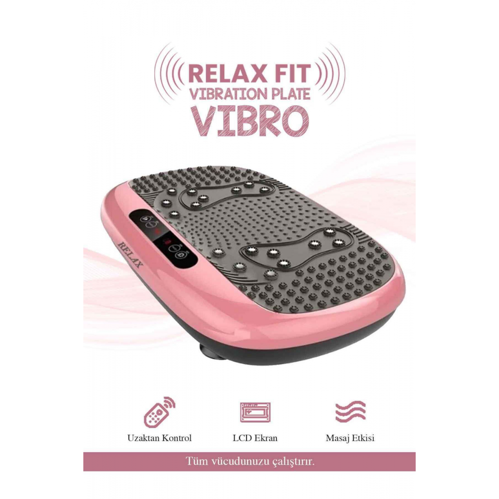 Vibro Vibration Plate Egzersiz Ve Titreşimli Basen Karın Kol Bacak Spor Aleti