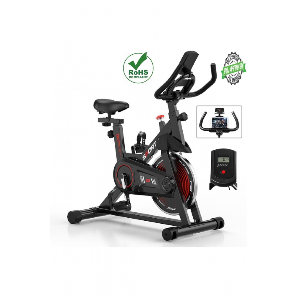 Kondisyon Bisikleti Spor Koşu Egzersiz Bisikleti Spin Bike Dikey Ev Bisikleti
