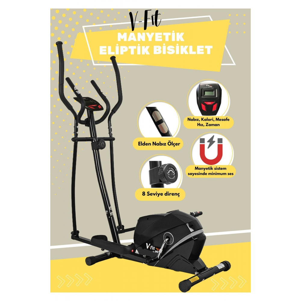 V-fit Manyetik Eliptik Bisiklet