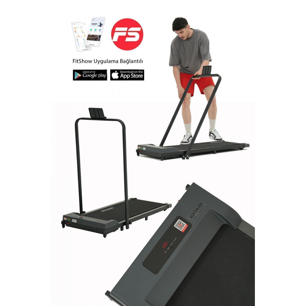 Uygulama Bağlantılı Uzaktan Kumandalı Yürüyüş Bandı Ve Koşu Bandı