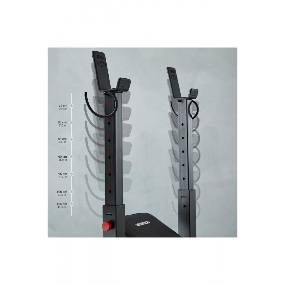 Bar Destekli Katlanabilir Kas Geliştirme Sehpası