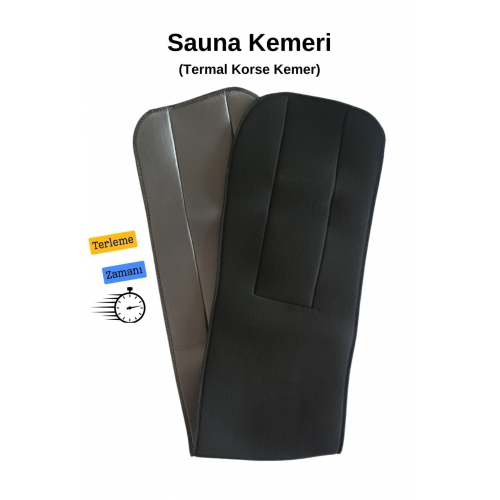 Yeni Unisex Termal Sauna Kemer Terleme Korse Bel Kemeri Zayıflatan Termal Korse