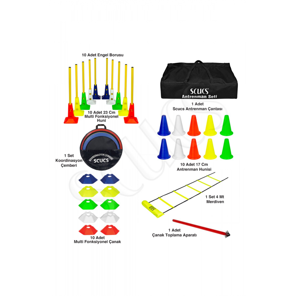 ANTRENMAN SETİ PROFESYONEL 44 PARÇA