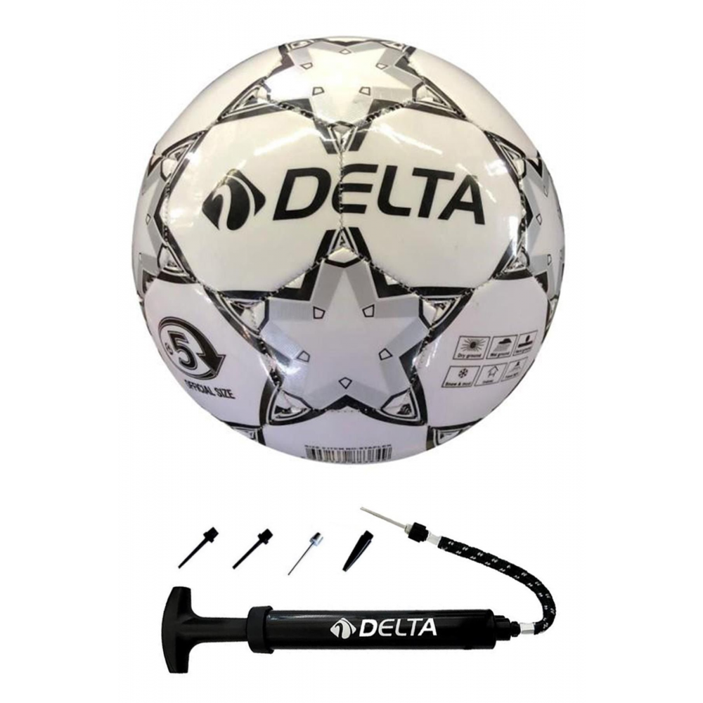 Stapler 5 Numara Dikişli Futbol Topu + Top Pompası