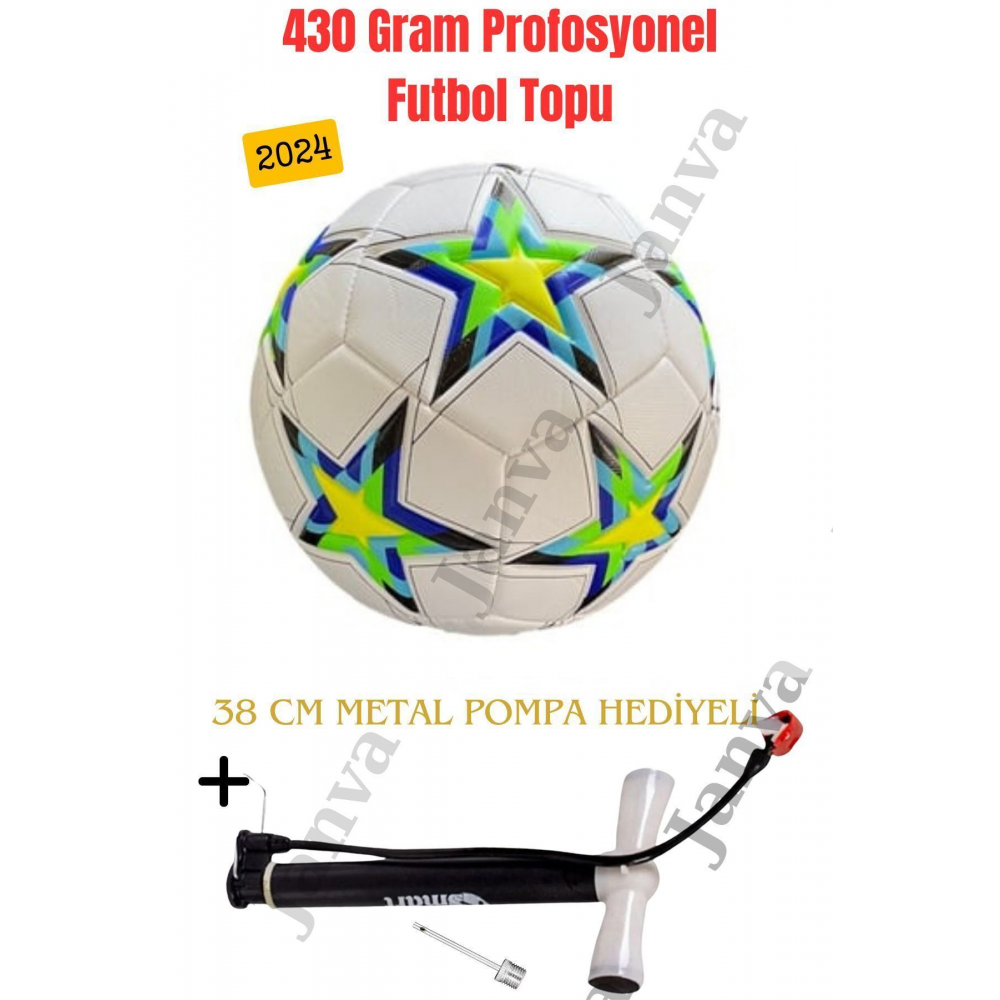 Uefa Şampiyonlar Ligi Supervision Özel Futbol Topu 400 Grlazer Kesim Maç Ve Antreman Topu Pompa