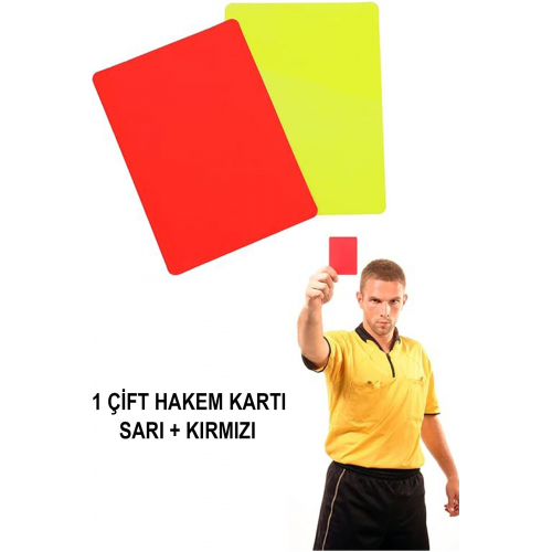 Futbol Hakem Kartı Profesyonel Hakem Kartı Sarı Ve Kırmızı Kart Hakem Kartı Referee Cards Kit