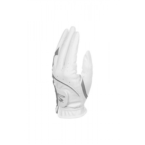 Womens MicroGrip Flex Right Hand Glove M White-Quarry - Kadın Golf Eldiveni Sağ El Beyaz Medium