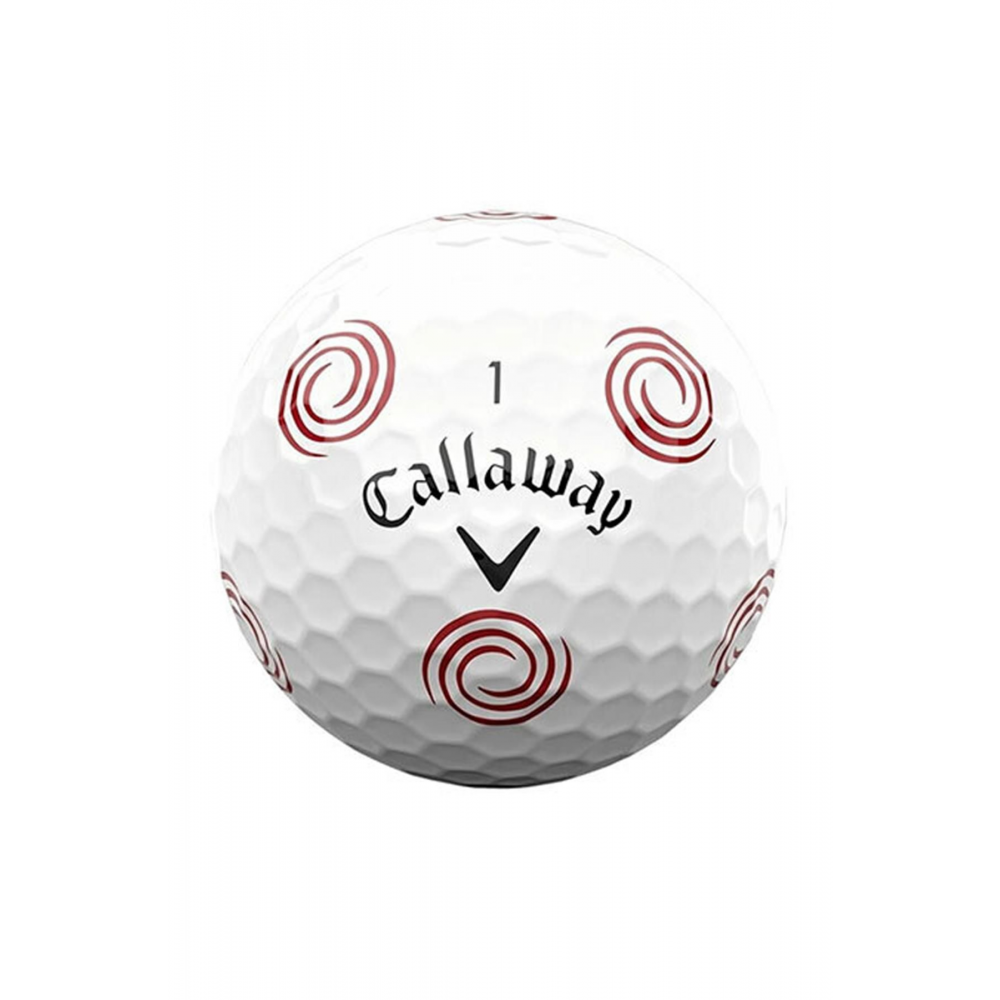 BL Chrome Soft 22 TRVS Odyssey - Üçlü Golf Topu Beyaz Renk Desenli