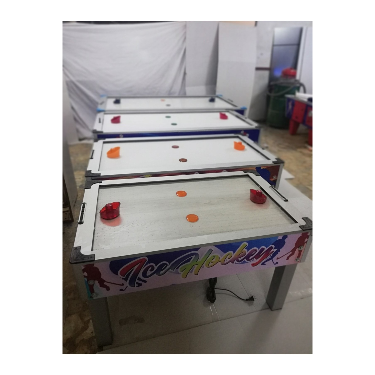L Boy Ev/ofis Tipi Air Hockey (BUZ HOKEY) Masası