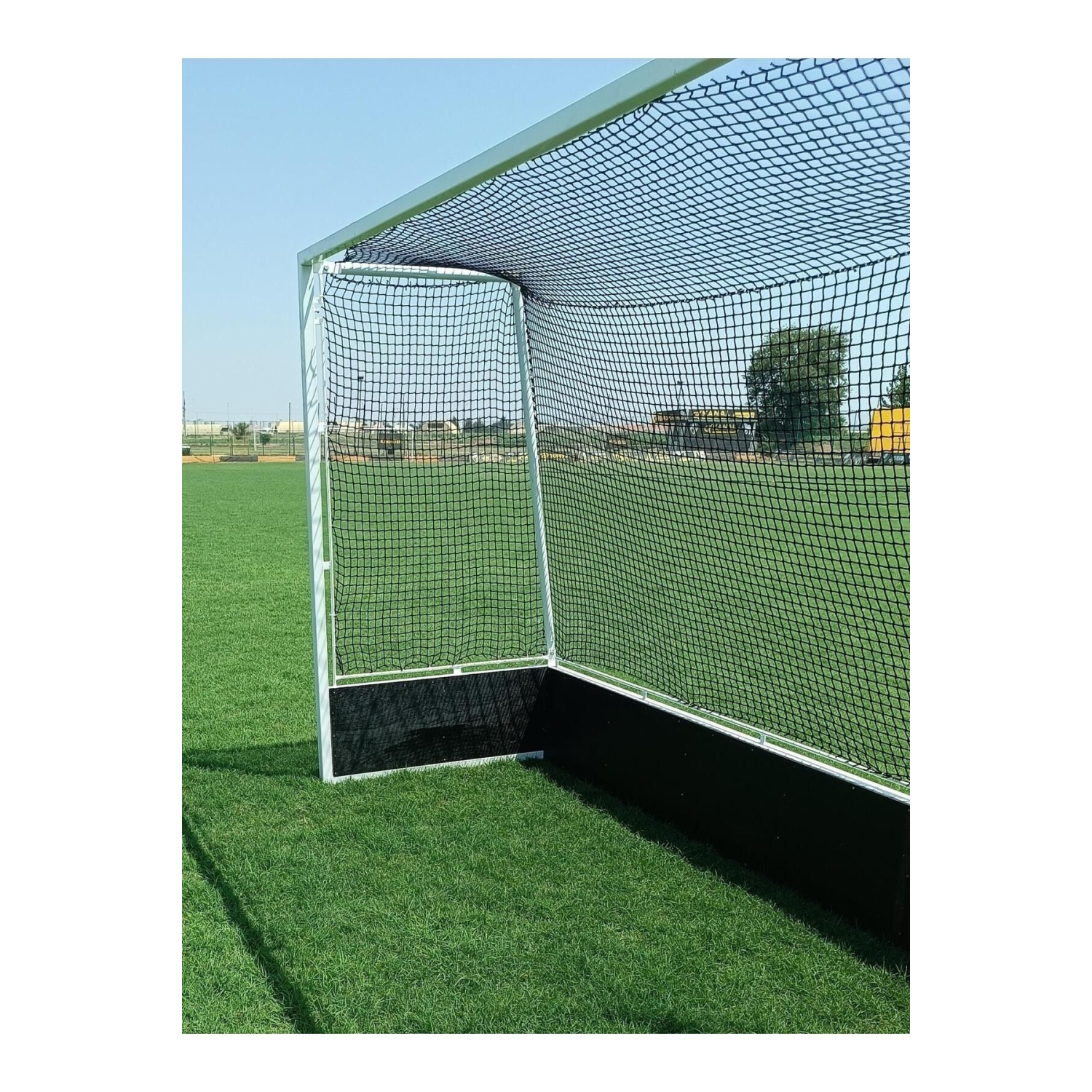 Silver Çim Hokeyi Kale Filesi Siyah 1,7*3,66*1,2 m Siyah 2,2 mm İp