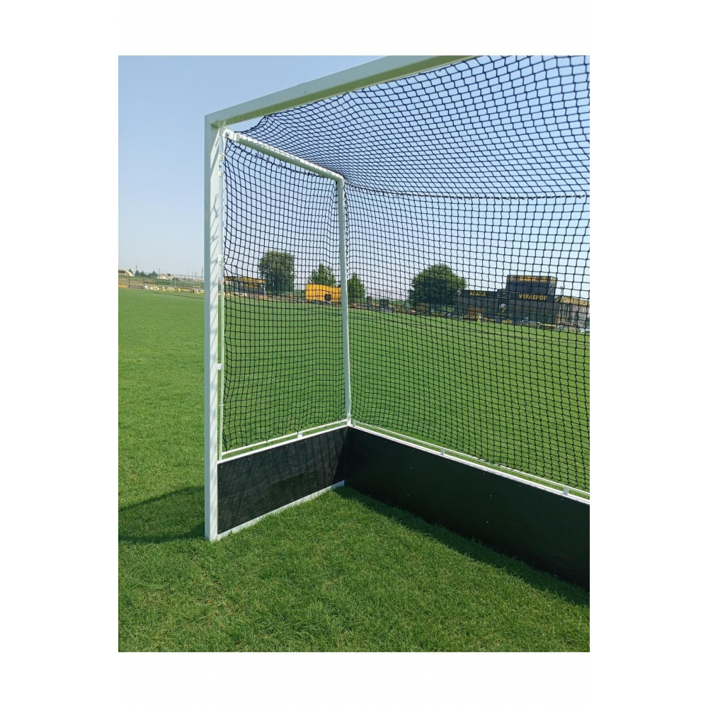 Silver Çim Hokeyi Kale Filesi Siyah 1,7*3,66*1,2 m Siyah 2,2 mm İp