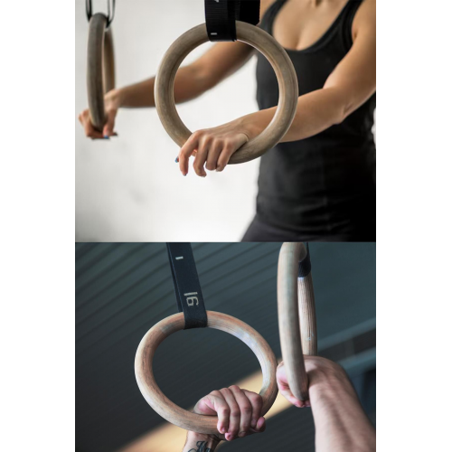 Profesyonel Ayarlanabilir Jimnastik Halkası Egzersiz Çemberi Kaymaz Fitness Crossfit Halkası