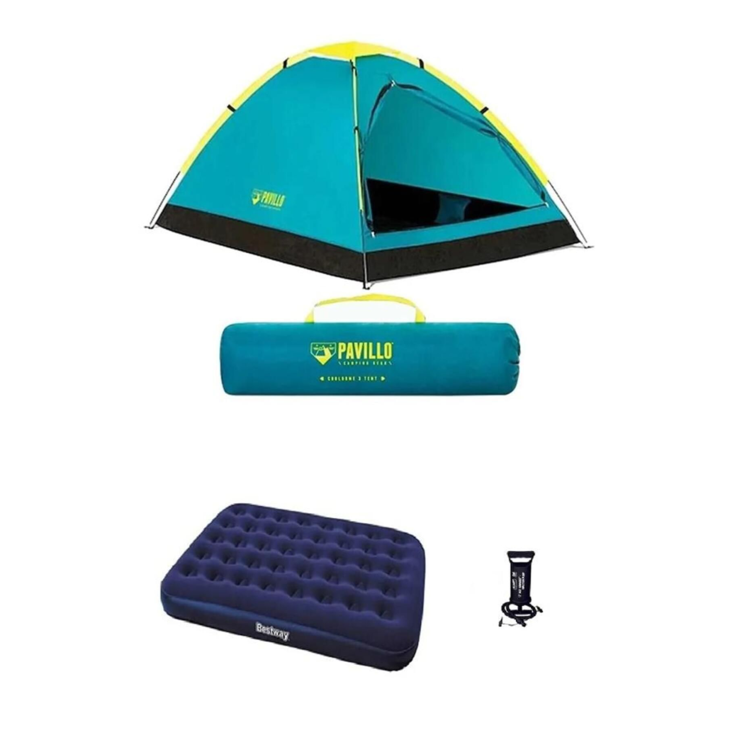 Bestway 68084 Kamp Çadırı Çift Kişilik Şişme Yatak Pompa