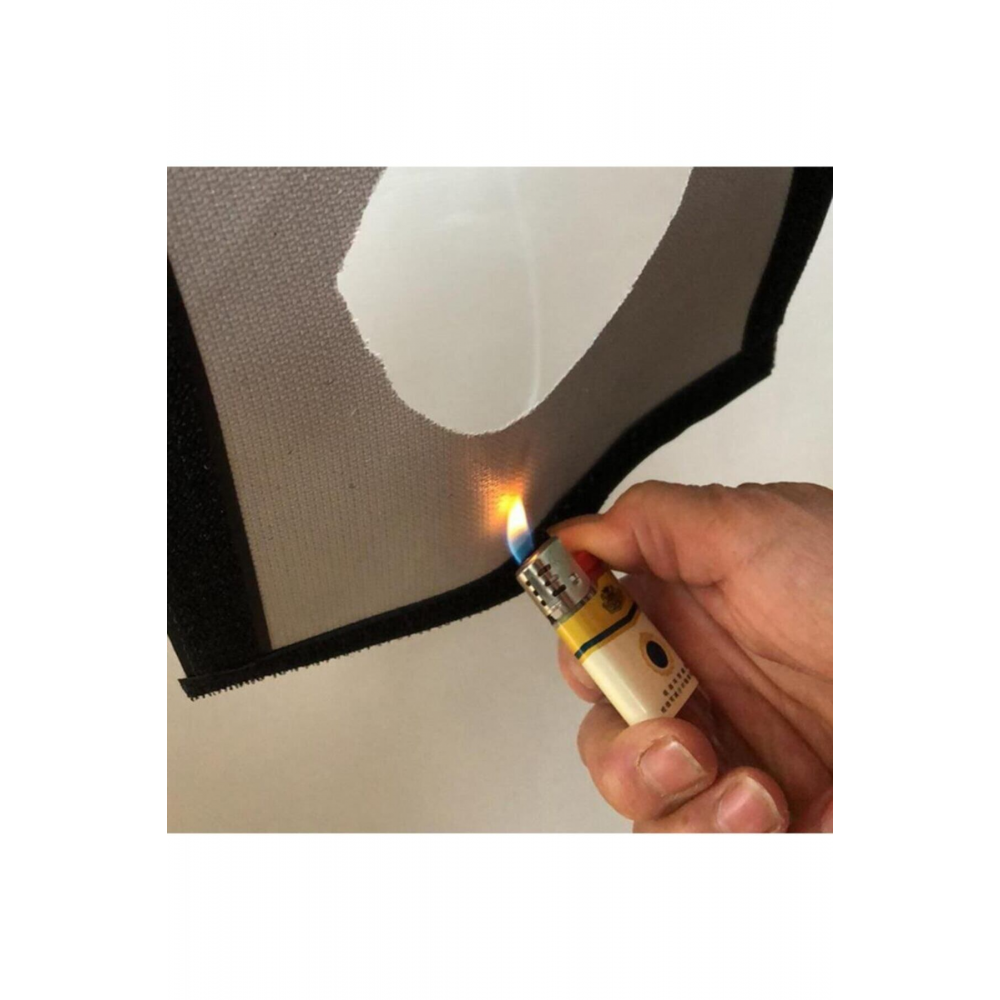 Kamp Çadırı Soba Bacası Çıkışı Yanmaz Su Geçirmez Kumaşdan Imal Çıkışı