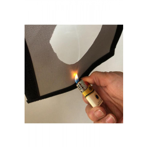 Kamp Çadırı Soba Bacası Çıkışı Yanmaz Su Geçirmez Kumaşdan Imal Çıkışı