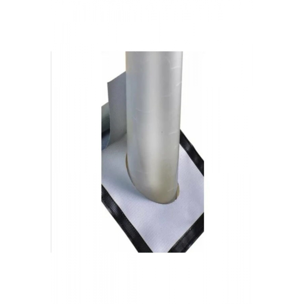 Kamp Çadırı Soba Bacası Çıkışı Yanmaz Su Geçirmez Kumaşdan Imal Çıkışı