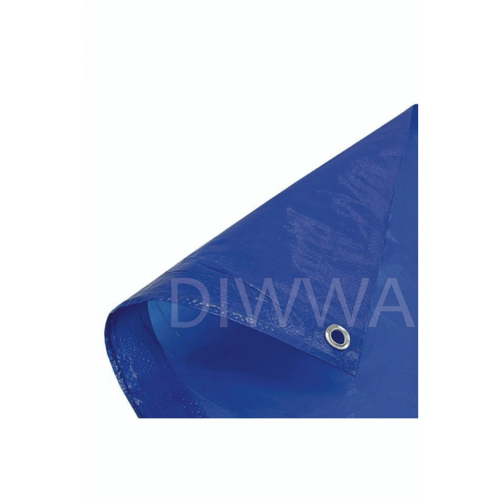 4x4 Metre Mavi Su Geçirmez Pullu Çadır Branda Tente Yağmurluk Gölgelik Mavi