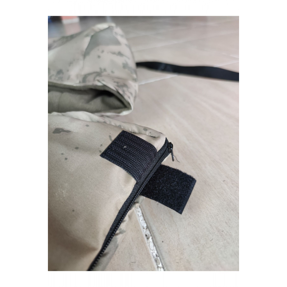 Askeri Kamuflaj Uyku Tulumu(-25 ) Su Geçirmez(215×150 CM) 220 gr Elyaf/180 gr Polar Kamp&deprem