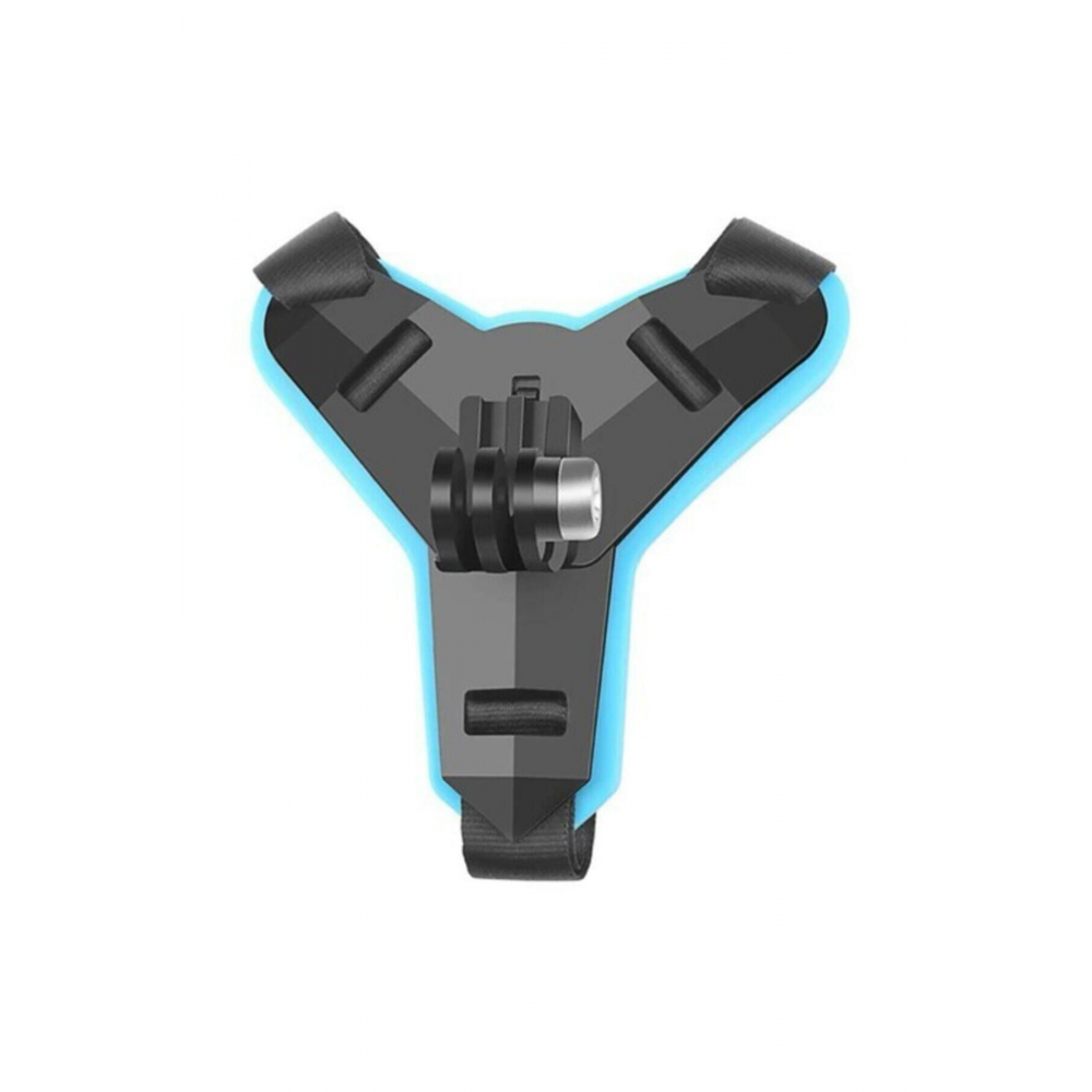 Aksiyon Kamera Kask Alt Çene Bağlantı Aparatı Gopro Eken Sjcam Aee Uyumlu Gp523 Mavi