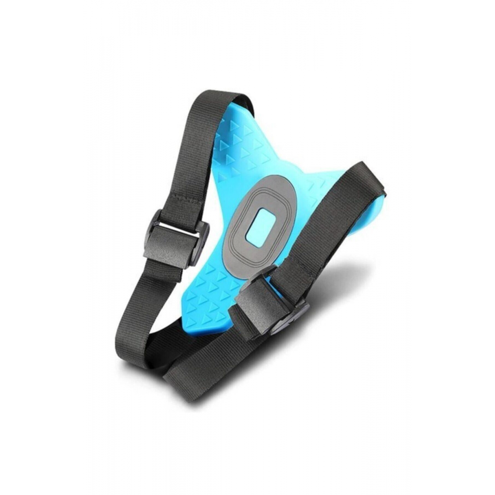Aksiyon Kamera Kask Alt Çene Bağlantı Aparatı Gopro Eken Sjcam Aee Uyumlu Gp523 Mavi