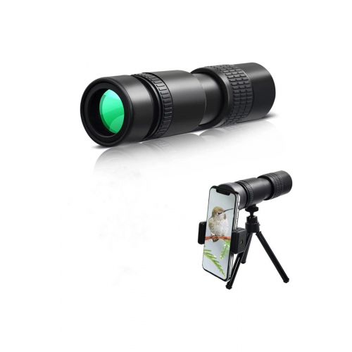 10-300x40 Zoom Dürbün Monoküler Termal Teleskop Telefon Tutucu Avcılık Kamp Kuş Gözlemciliği