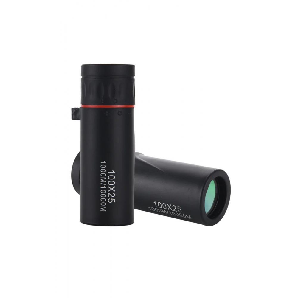 100x25 Zoomlu Yüksek Çözünürlüklü Tek Gözlü Monoküler Dürbün
