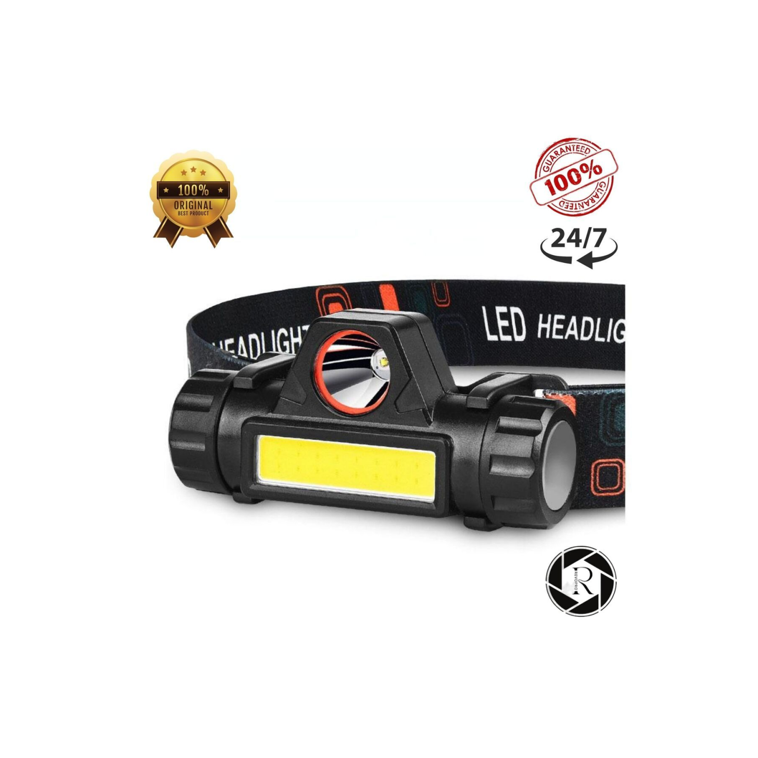 Kafa Feneri Şarjlı Mıknatıslı Lityum Lion Pilli 1200 Lümen Cob Led A series