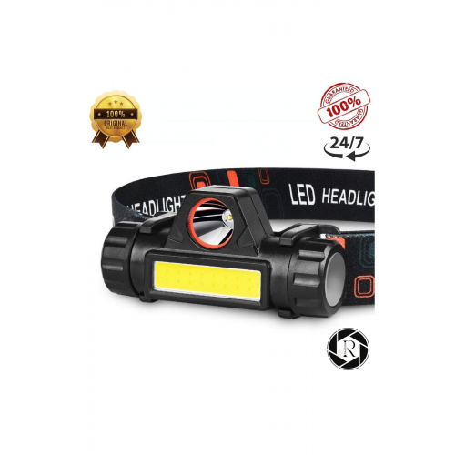 Kafa Feneri Şarjlı Mıknatıslı Lityum Lion Pilli 1200 Lümen Cob Led A series