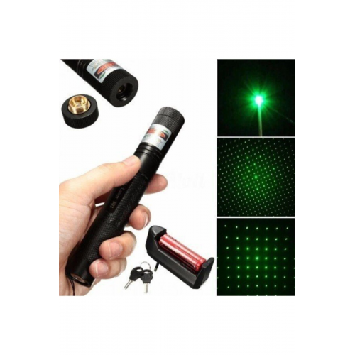 Zeycan Teknoloji Turbo X Yeşil Şarjlı Lazer 1000 Mw Pil Anahtar