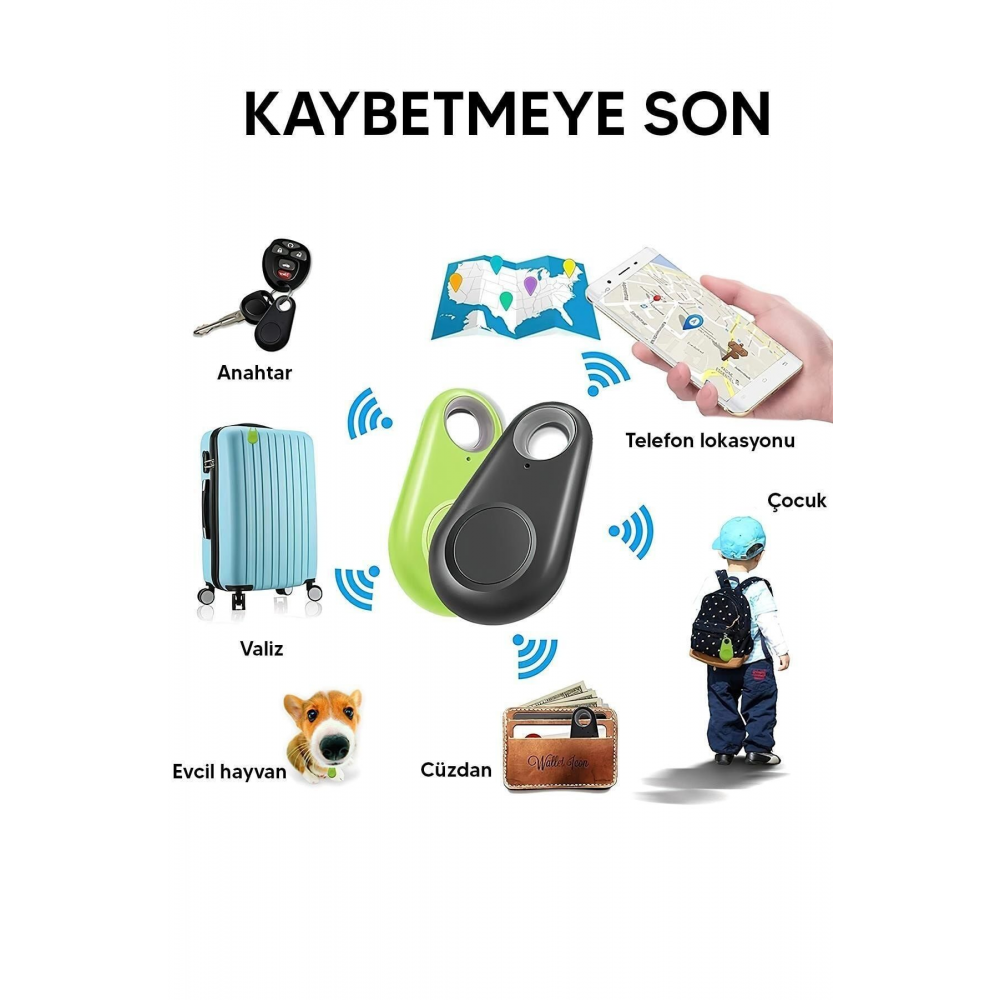 GPS Bulucu Hayvan ve Çocuk Anahtarlık