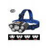 150w Led Rc-21 Şarjlı 5 Led 5x T6 Cree Led 36000 Lümen Profosyonel Kafa Feneri Lambası 4 Modlu