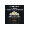 150w Led Rc-21 Şarjlı 5 Led 5x T6 Cree Led 36000 Lümen Profosyonel Kafa Feneri Lambası 4 Modlu