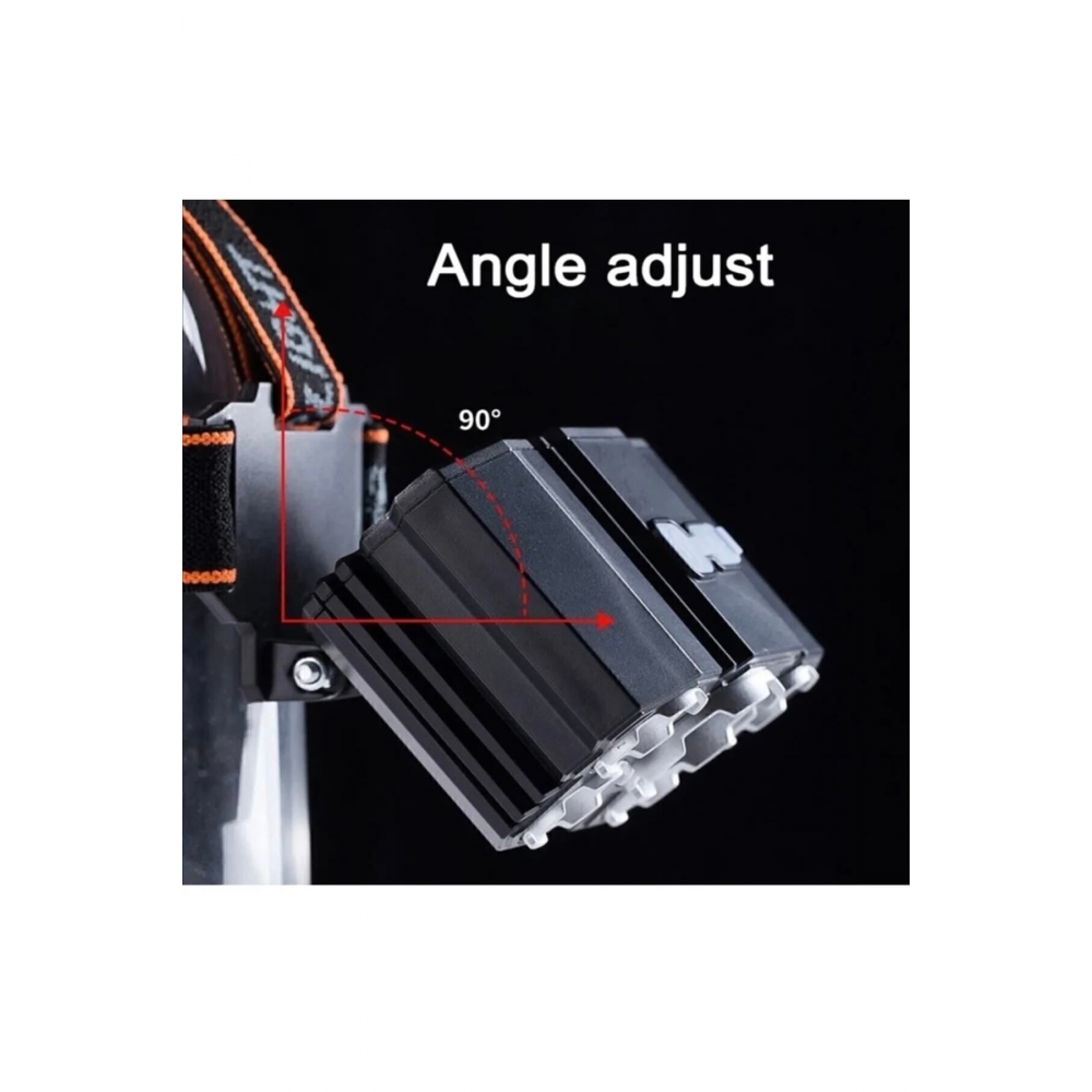 150w Ultra Güçlü Kafa Lambası kamp Balıkçı Feneri şarjlı