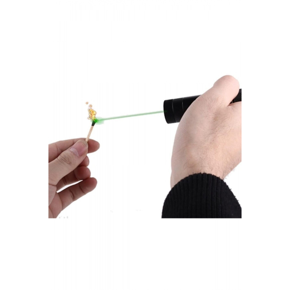 Şarjlı Kaliteli Yeşil Lazer Pointer Kalem Işın Işık 5000mw (ücretsiz Kargo)