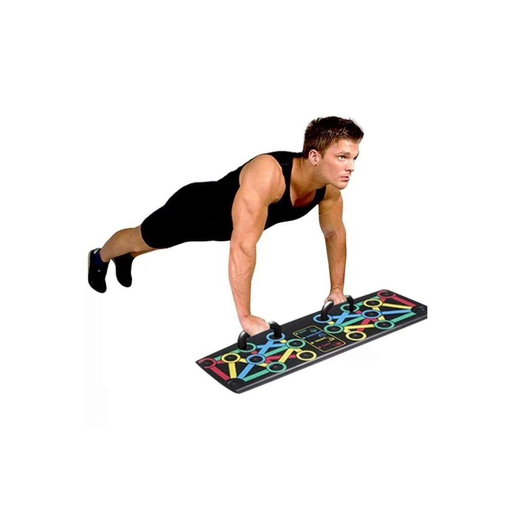 Pratik Çok Fonksiyonlu Katlanabilir Şınav Tahtası Platformu Fitness Spor Kondisyon Sağlama Aleti