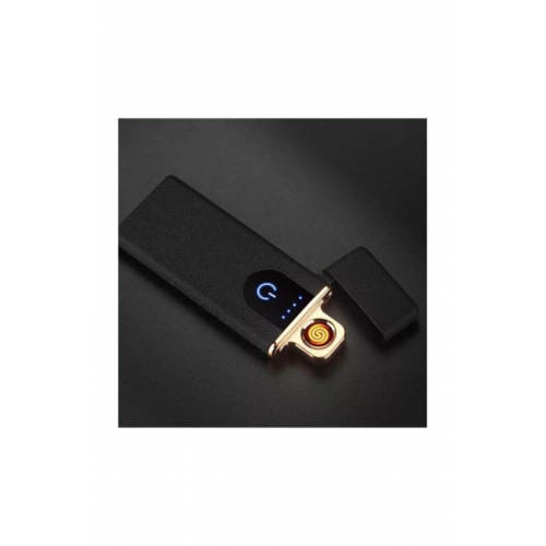 Usb Şarjlı Elektronik Alevsiz Sigara Yakan Çakmak Mavi